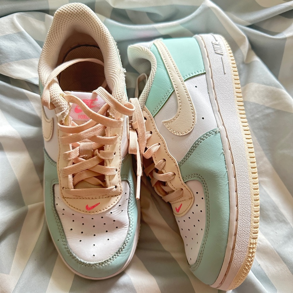 Nike Air Force ones Jade Guava Ice